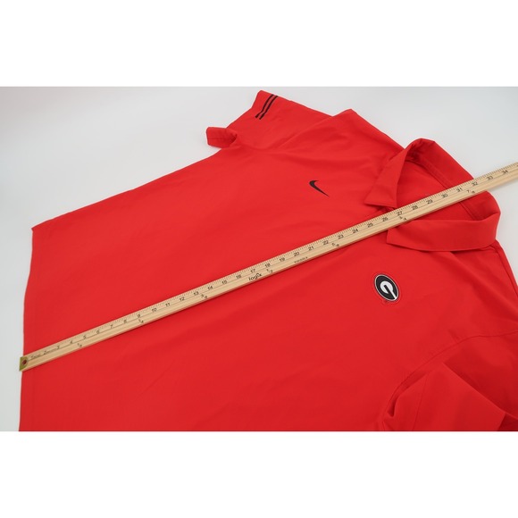 Nike Georgia Bulldogs Mens XXL‎ Red Football Coach Flex On Field Polo Shirt 2XL - Picture 11 of 12
